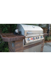 Indbygningsgrill med Gas