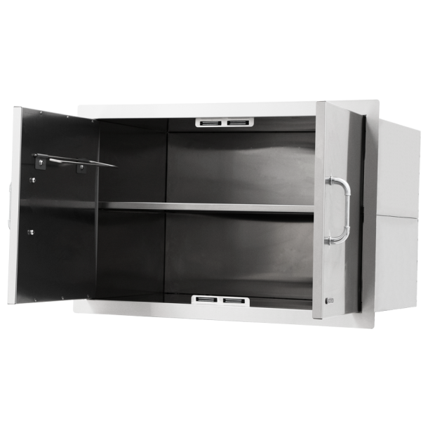 Bull 76 cm dobbeltdørs Pantry indsats