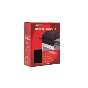 120cm 7 Burner Indbygningsgrill Premium Betrk (Sort m/ rd syninger)