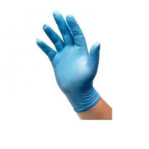 Engangshandsker Nitril Bl Pudderfri str. L (Large) 100 stk