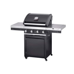 Grandhall Premium G4–4 Brænders Gasgrill med Sidebrænder