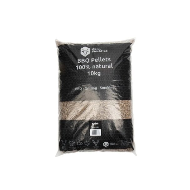 Grill Fanatics BBQ Pellets 10kg  100% Naturlig Bg