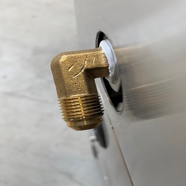 Gasregulatorst m/ 0,8 mtr. slange 5/8" UNF Forskruning til bl.a. USA modeller