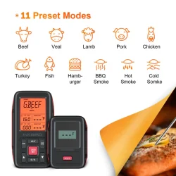 INKBIRD BBQ Termometer Trådløs m/2 Prober