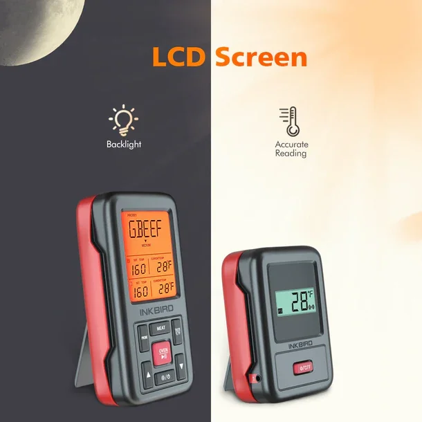 INKBIRD BBQ Termometer Trådløs m/2 Prober