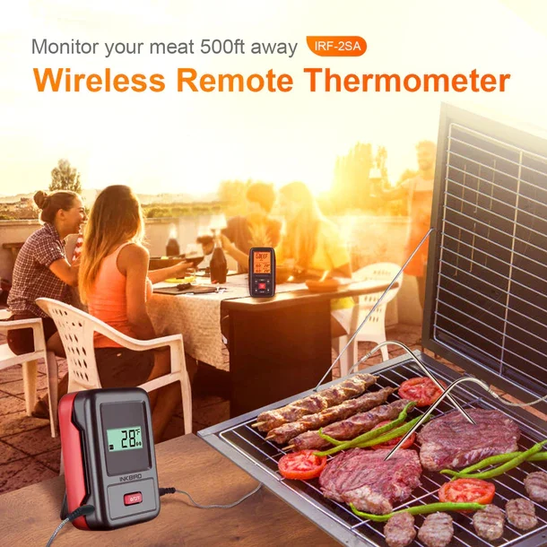 INKBIRD BBQ Termometer Trådløs m/2 Prober