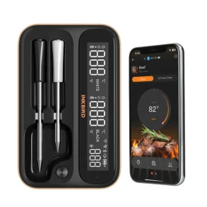 INKBIRD Trdls BBQ Thermometer 2 Prober BT og WIFI