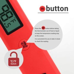 InkBird BBQ GO Stegetermometer Foldbar
