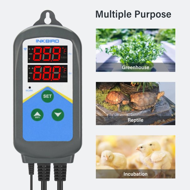 InkBird ITC-308 Termostat Med WIFI - Temperaturstyring