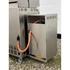 Bagplade til gasflaskeskjuler