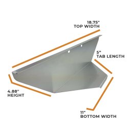 Justerbar Divider (Kuldeler) - X-Large til Kick Ash Basket 