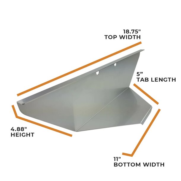 Justerbar Divider (Kuldeler) - X-Large til Kick Ash Basket 