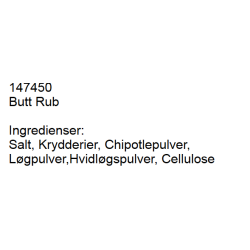 Butt Rub 128 Gr.