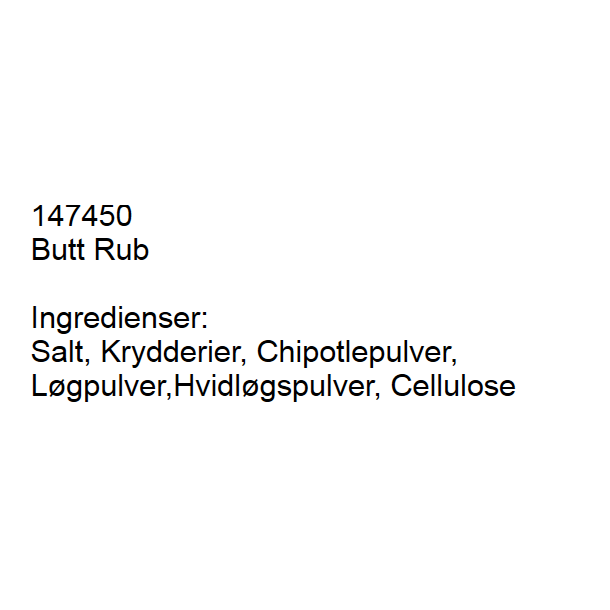 Butt Rub 128 Gr.