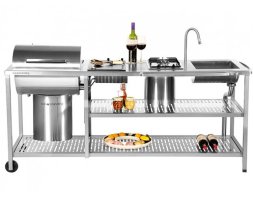 Udek&oslash;kken med Grill