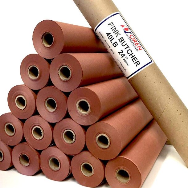 Pink Butcher Paper - Slagterpapir