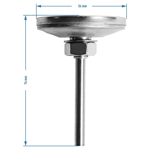 BBQ Smoker Thermometer, 0°C +250°C, 70 mm