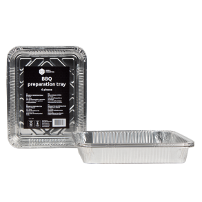 Aluminiums Bakke 6 Stk. 23 x�18 x 4 cm