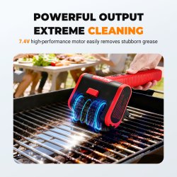 INKBIRD Elektrisk Grillb�rste (Opladelig Batteridrevet og kraftfuld grillrenser)