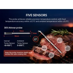 INKBIRD INT-31-BW � Det ultimative tr�dl�se stegetermometer med WiFi 5G &amp; Bluetooth 5.4