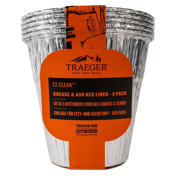Traeger Folie til EZ-Clean� Opsamlingsspand (5-pak)