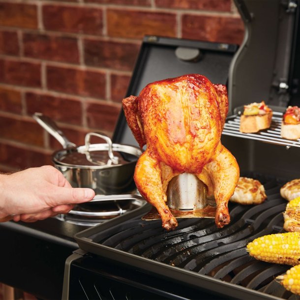 Napoleon Kyllingeholder i Rustfrit St�l � Hemmeligheden bag den perfekte grillkylling