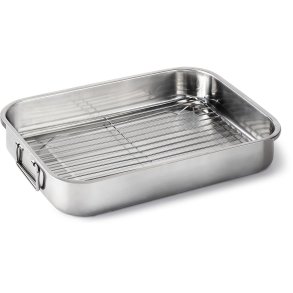 Napoleon Bradepande i Rustfrit St�l med Vendbar Rist � Den ultimative makker til den store steg