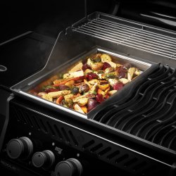 Napoleon Grillbakke i Rustfrit St�l � Slut med mad, der falder gennem risten