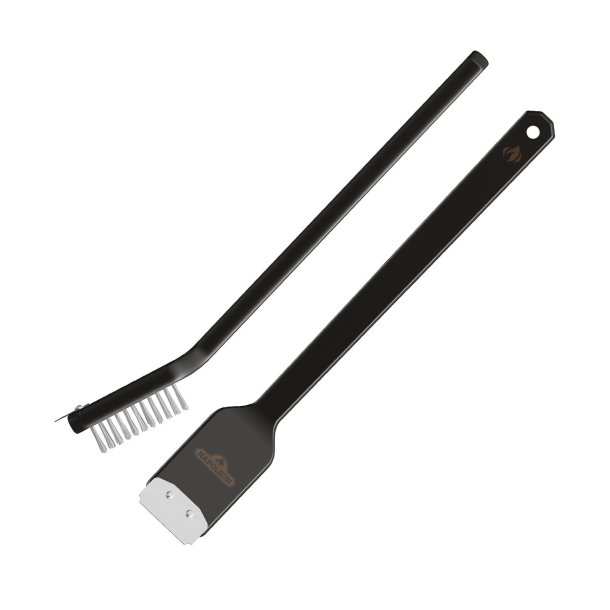 Napoleon Grillb�rste i Rustfrit St�l med Tr�h�ndtag � Nem reng�ring af din grillrist