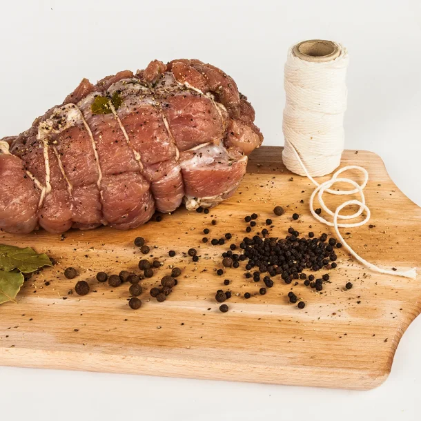 Kdsnor Hvidt bomuldsgarn til snring af kd mm 55 Mtr. 