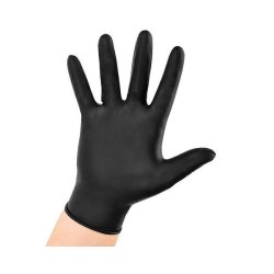 Engangshandsker Nitril (sorte) str. XL Pk. 100 stk.