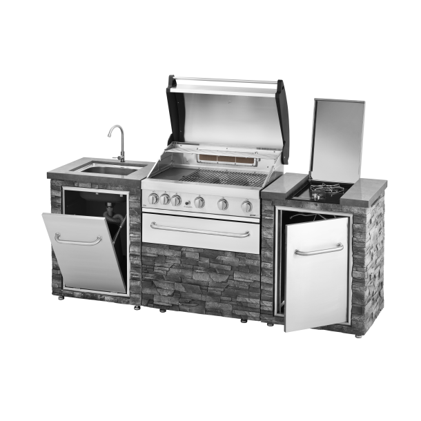 Stone Island med Grandhall Elite G5 Gasgrill 