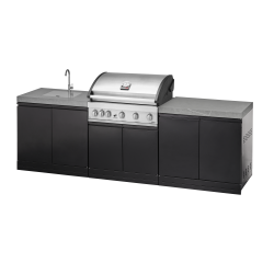GrandPro Udekøkken Kpl. med Elite G5 Grill og Vask med Hane