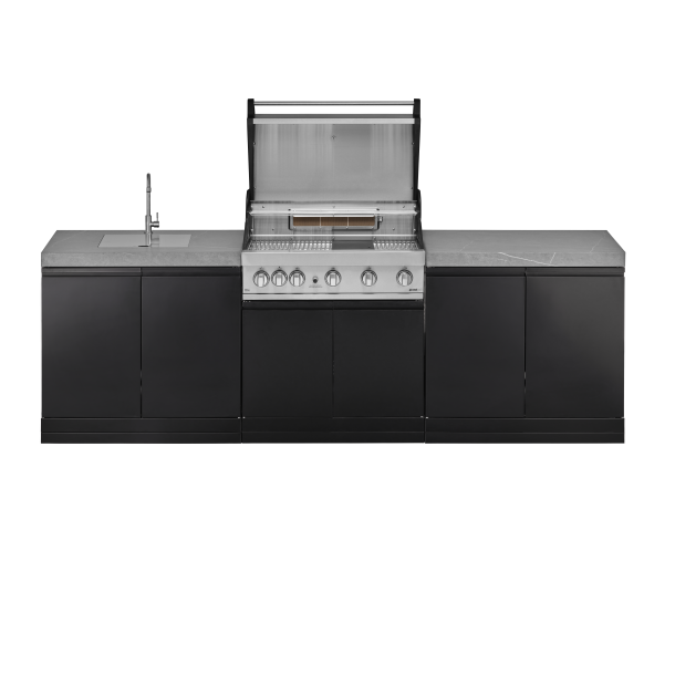 GrandPro Udekøkken Kpl. med Elite G5 Grill og Vask med Hane