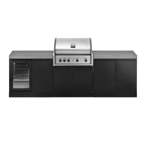 GrandPro Udekkken Kpl. med Pro Elite Gasgrill og Kleskab 