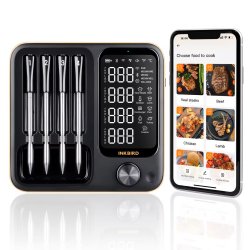 INKBIRD Trådløs BBQ Thermometer 4 Prober BT og WIFI