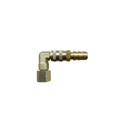 Gaslynkobling Han m 1/4"forskruning- Hundel med 90gr 