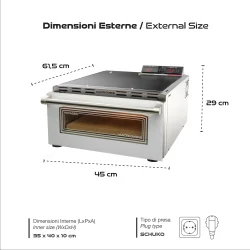 Macte Ovens Voyager TWIN ADVANCED Elektrisk Pizzaovn
