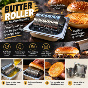 Rustfri Butter Roller 1L