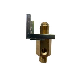 Forskruning (Bulkhead) til gasslange Weber Spirit II E-320 m/Sideblus 1/4"