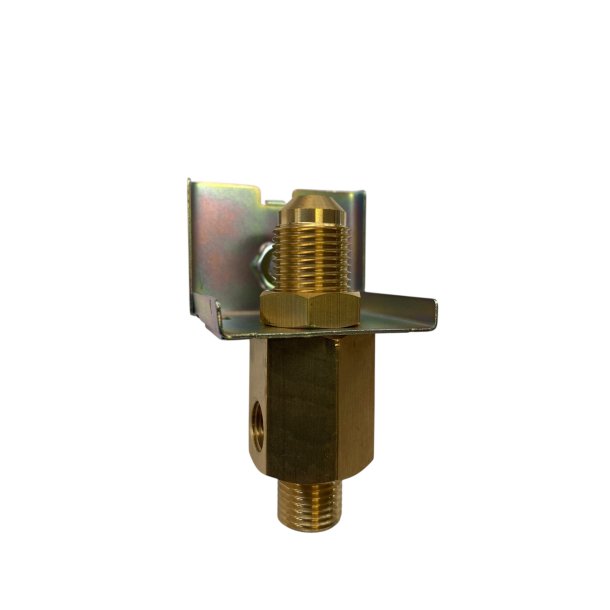 Forskruning (Bulkhead) til gasslange Weber Spirit II E-320 m/Sideblus 1/4"