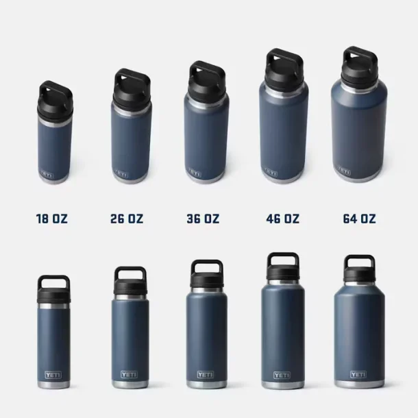 YETI Rambler� 18 oz (532 ml) Bottle m. Chug Cap � Den ultimative f�lgesvend til hverdag og outdoor