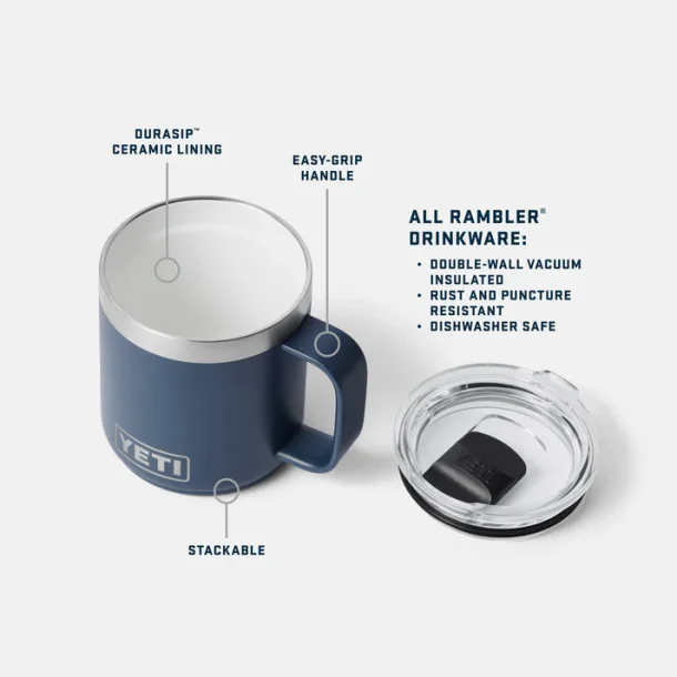 YETI Rambler� 10 oz (295 ml) Stabelbart Krus m. DuraSip� Keramisk Bel�gning