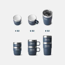 YETI Rambler� 8 oz (236 ml) Stabelbar Kop m. DuraSip� Keramisk Bel�gning � Skabt til baristakaffe og kompakte eventyr