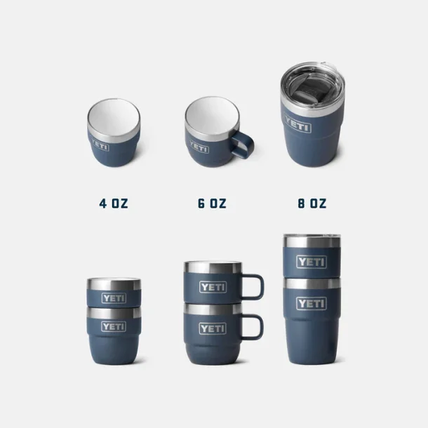 YETI Rambler� 8 oz (236 ml) Stabelbar Kop m. DuraSip� Keramisk Bel�gning � Skabt til baristakaffe og kompakte eventyr