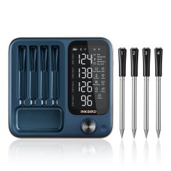 INKBIRD Tr�dl�s BBQ Thermometer 4 Prober BT og WIFI