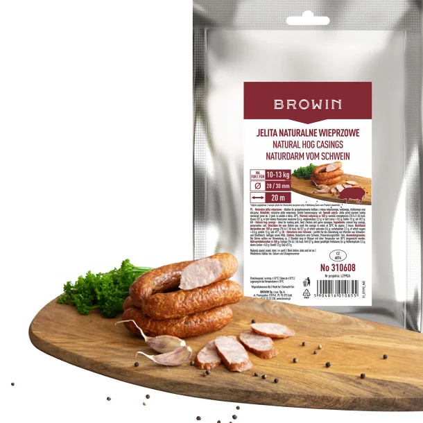 Tørsaltede Svinetarme Ø28/30 mm - 20 mtr