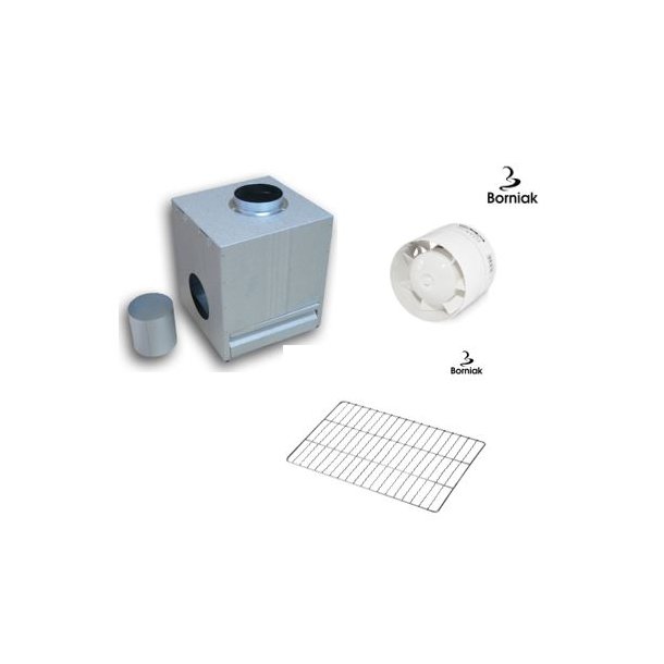 Borniak INOX/RUSTFRI WiFi BBDSW-150 Røgeovn PAKKE TILBUD